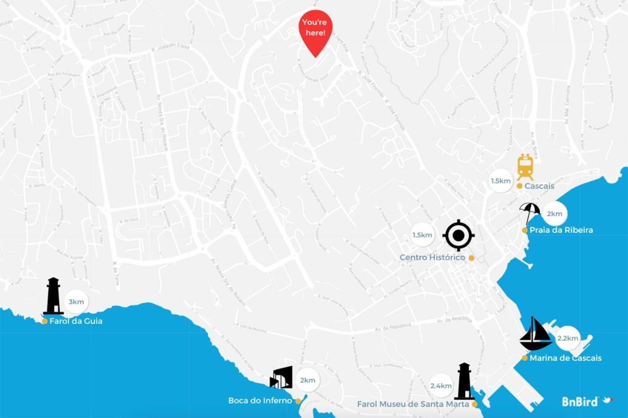 Cascais Sunny With Ocean Views Apartamento Exterior foto